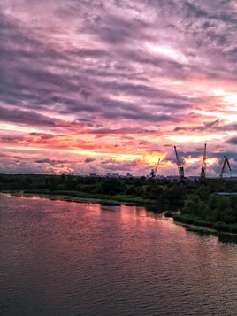 За городом