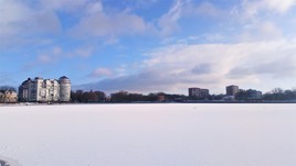 Верхнее озеро зимой