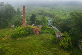 Бывшая мельница Алленбурга на реке Швёне (Путиловка)