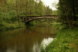 Река Красная,старый мост