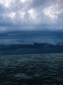 Балтийское море перед штормом 