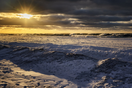 Зимний берег Балтийского моря
