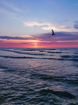Zachód słońca - Morze Bałtyckie